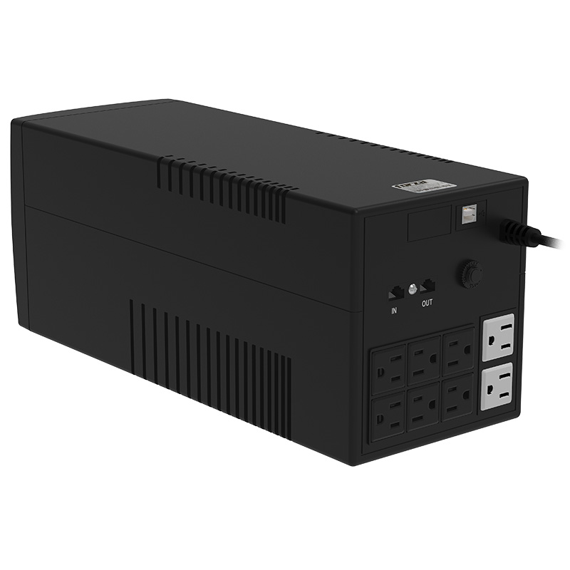 Interactive UPS 1200VA/600W, 8 out, RJ45, comp tower-120V| ForzaUPS