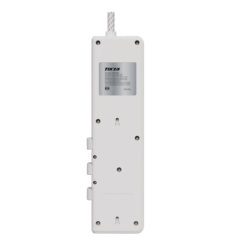 Surge protector 1625W/2200J, 8 outlets, 3-Rotating, 2-USBA