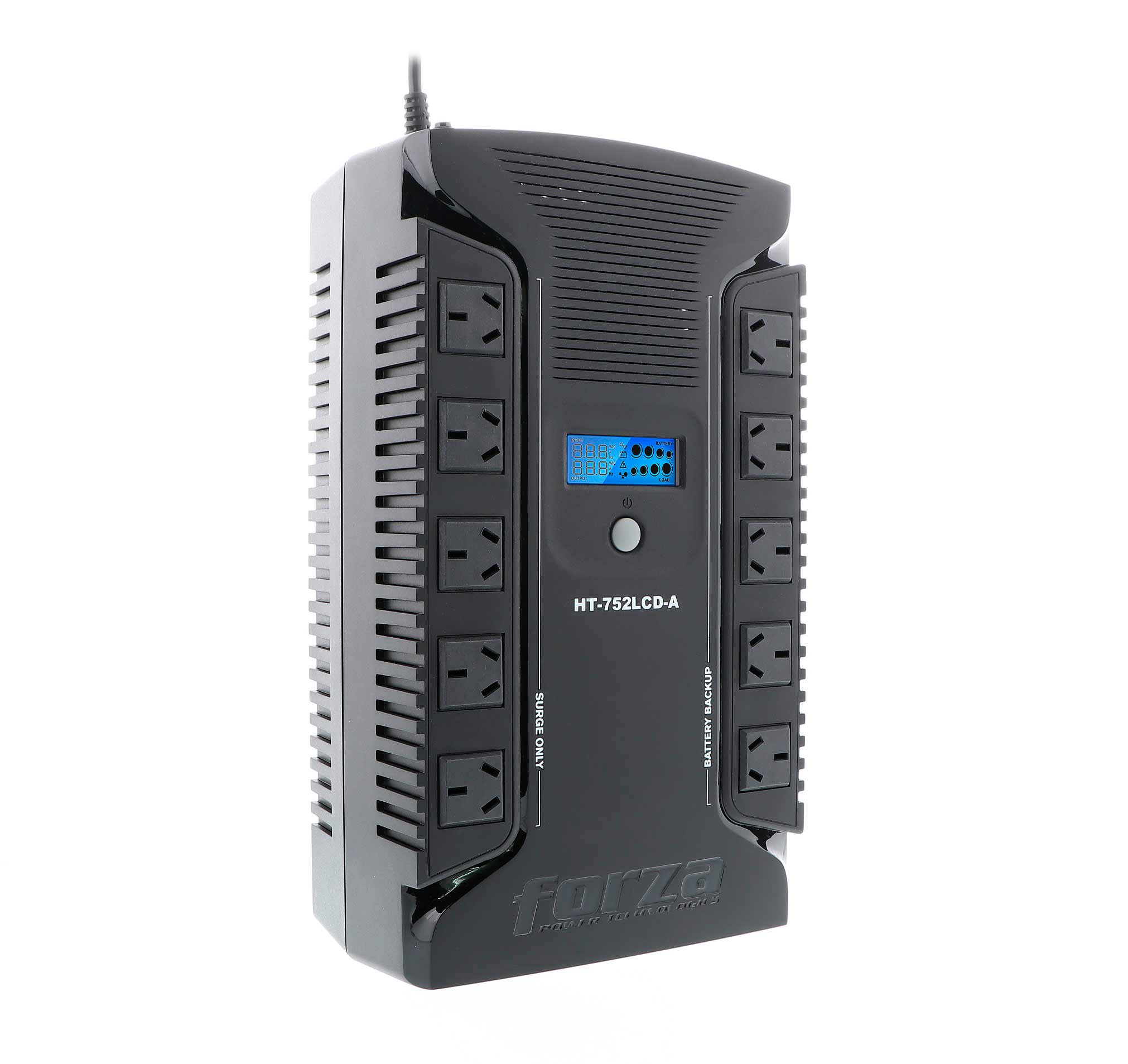 Interactive UPS 750VA/450W, 10 IRAM, coax, USB, desktop-220V