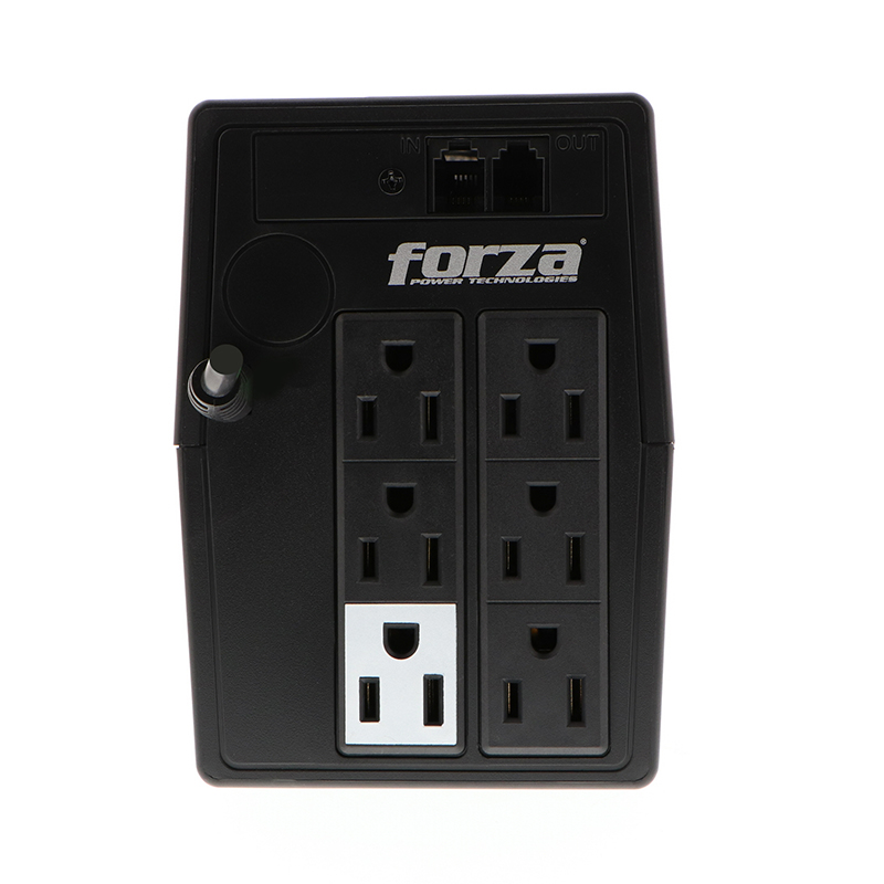 Interactive UPS 750VA/375W, 6 out, inver, comp tower-120V